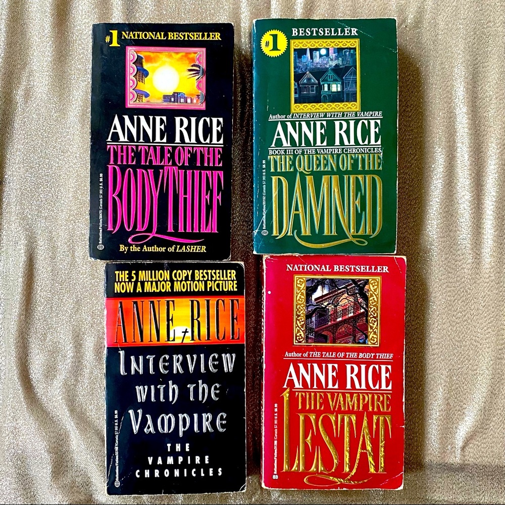 Anne Rice Vampire Series Paperback Books